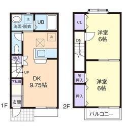 ウエストビレッジ　IIの物件間取画像